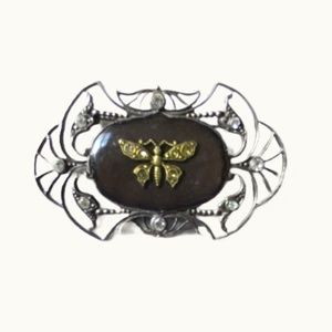 Vintage Style Butterfly Brooch